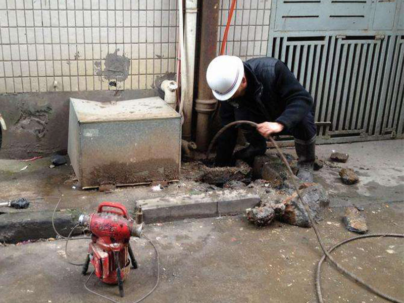 京口疏通下水道-洗菜池疏通